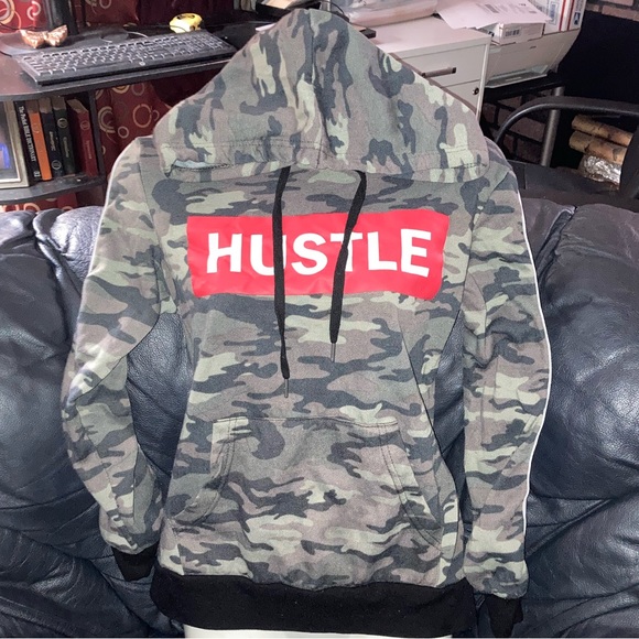 Rue21 camouflage hustle hoodie size Small - Picture 2 of 4